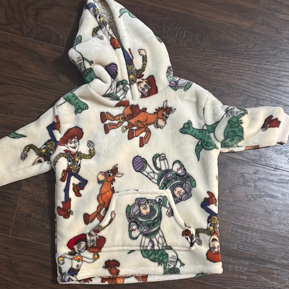 Kids Cream Toy Story Hoodie